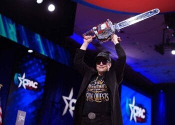 VIDEO: Chainsaw-wielding Elon Musk savors Trump's return to White House