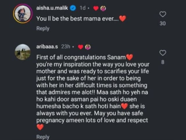 1747054350 906 Sanam Saeed Mohib Mirza expecting first child