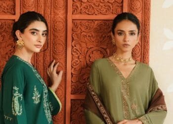 Mishkaa's latest Eid collection features flattering silhouettes, luxurious fabrics