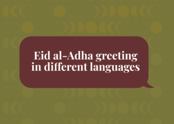 Eid al-Adha greetings in different languages