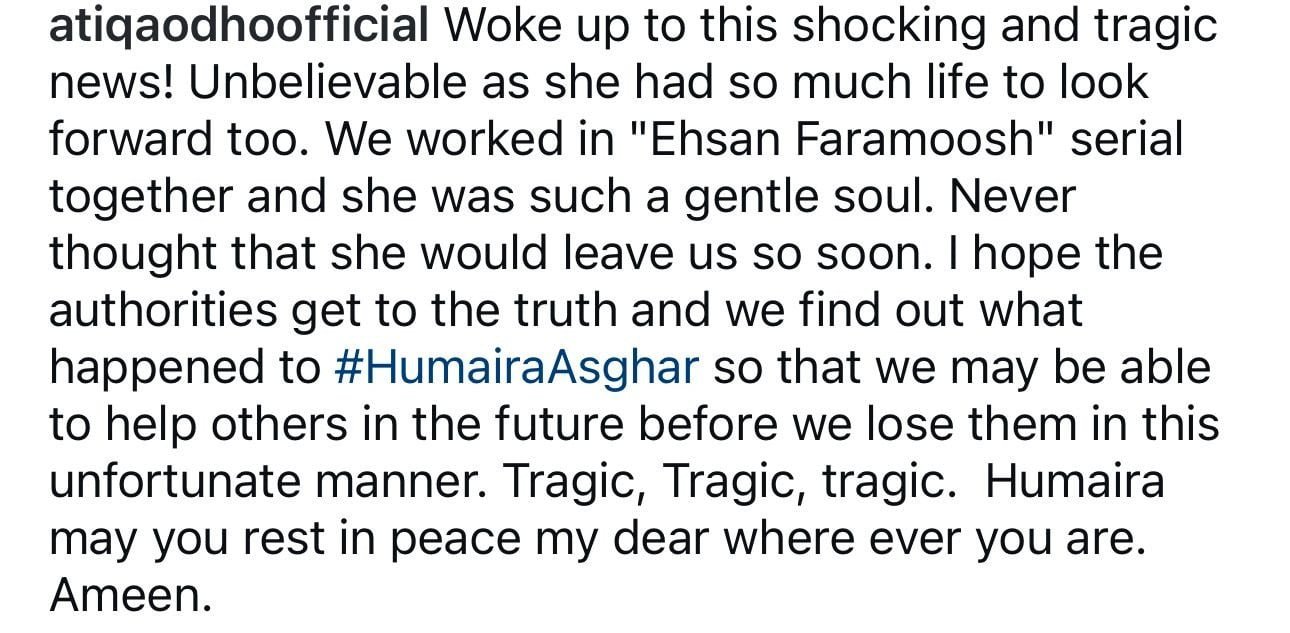 1752073378 306 The tragic death of Humaira Asghar leaves Pakistani entertainment industry