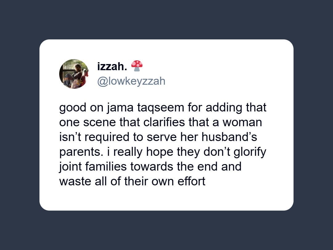 The scene in 'Jama Taqseem' that hit home for so many married women 2 1760052659 688 The scene in Jama Taqseem that hit home for so