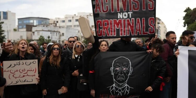 ‘Enough repression’: Thousands of Tunisians protest against Kais Saied