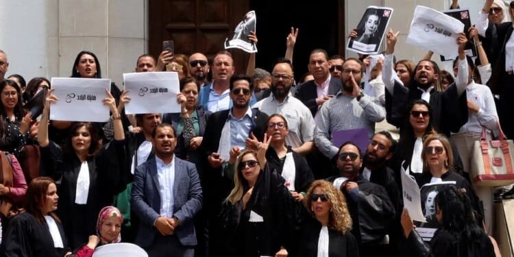 Tunisia frees prominent lawyer and critic of President Saied 1 Tunisia frees prominent lawyer and critic of President Saied