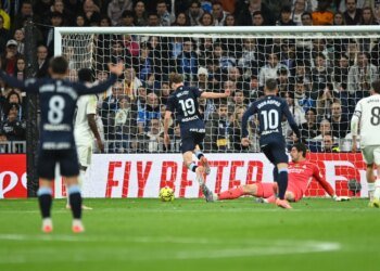 Celta Vigo earn shock 2-0 win at the Bernabeu as Real Madrid implode