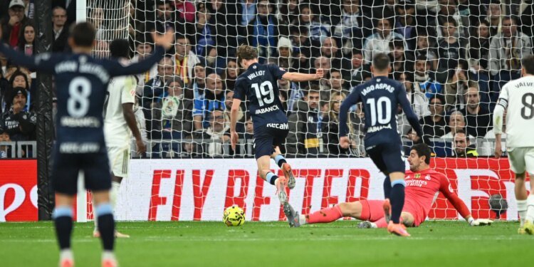 Celta Vigo earn shock 2-0 win at the Bernabeu as Real Madrid implode