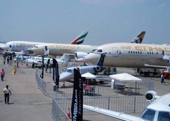 Hyderabad: Aircrafts from different airlines parked for static display at the India Aviation 2016 at Begumpet Airport in Hyderabad on Wednesday. PTI Photo   (PTI3_16_2016_000034A)