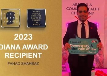 A Pakistani Youth Leader Fahad Shahbaz has made the nation proud as he received a prestigious Diana Award from the United Kingdom for his exceptional humanitarian efforts and his unwavering commitment to inspiring and mobilising younger generations to create lasting change in their communities and beyond.