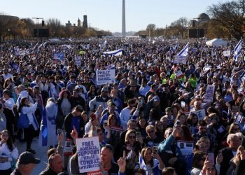 Tens of thousands join rally for Israel in Washington, DC