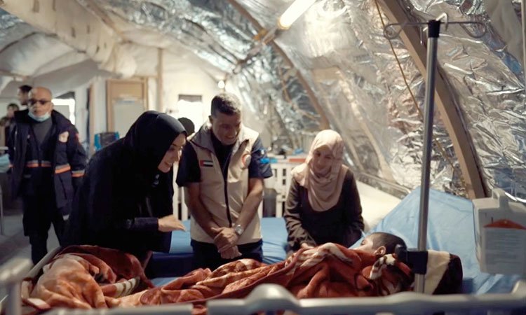 Medical delegation visits Emirati integrated field hospital in Gaza