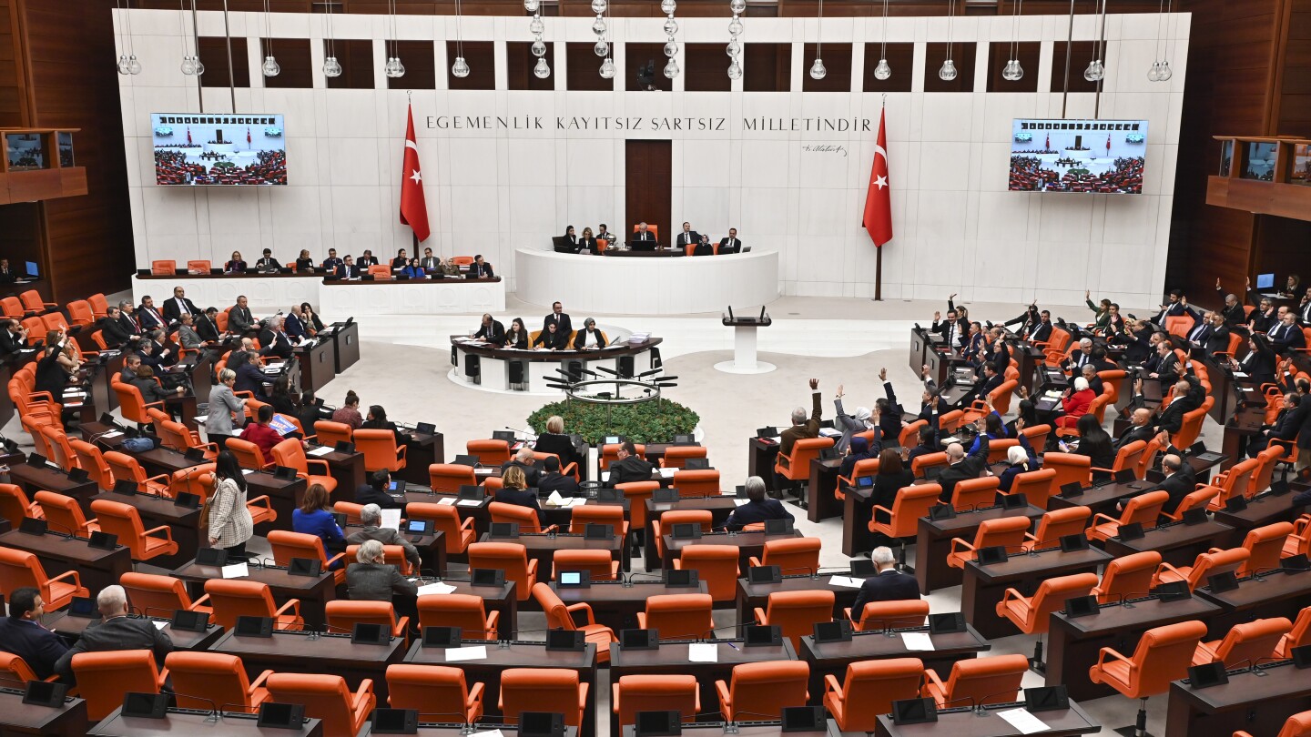 Turkey’s parliament approves Sweden’s NATO membership, lifting a key hurdle