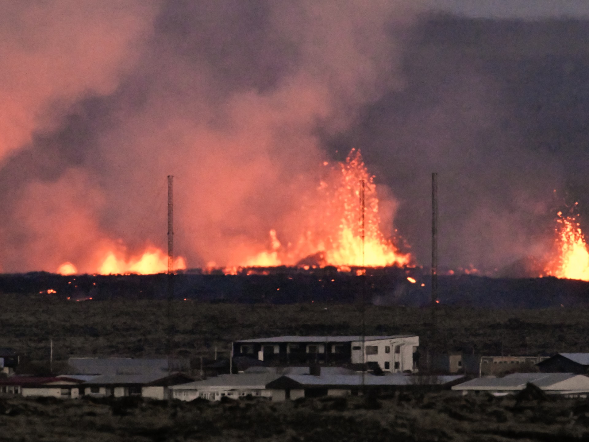 Volcano erupts in Iceland, sending lava into fishing town