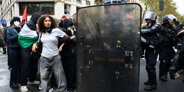 France school protests triggered by teacher shortages, school conditions, police clashes