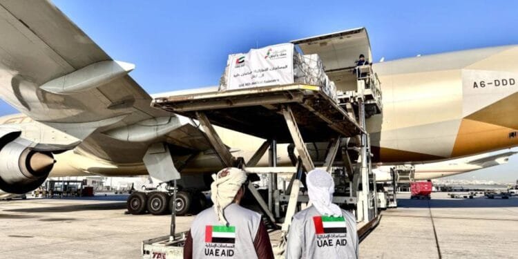 23rd aid plane from UAE with 35 tonnes of medical supplies lands in Beirut