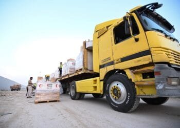 38 Emirati humanitarian aid trucks enter Gaza