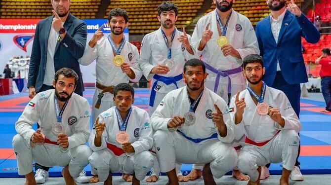 UAE Jiu-Jitsu Prodigies Strike Gold, Claim 7 Medals at World Youth Championships