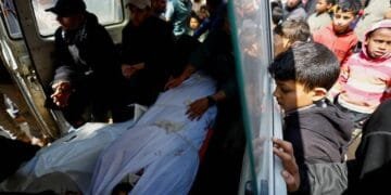 Israeli Airstrikes Kill 12 in Gaza, Including Pregnant Woman and Two Children, Hospital Officials Say