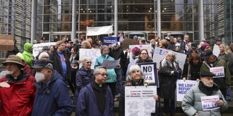 A federal judge in Seattle blocks Trump’s effort to halt the refugee admissions system