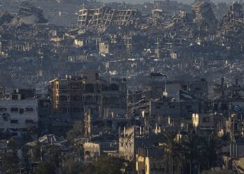 A missile fired by Houthi rebels targets central Israel as airstrikes hit displaced area in Gaza