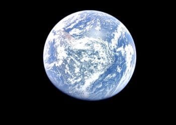 A private US spacecraft headed to the moon captures a glorious view of Earth