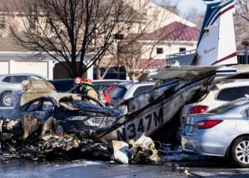 A single-engine plane crashes near a Pennsylvania airport and all 5 aboard are taken to hospitals