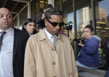 A$AP Rocky trial begins closing arguments and Rihanna comes to court with their toddler sons