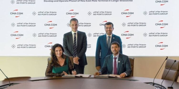 AD Ports Group and CMA CGM to develop a terminal in Pointe Noire