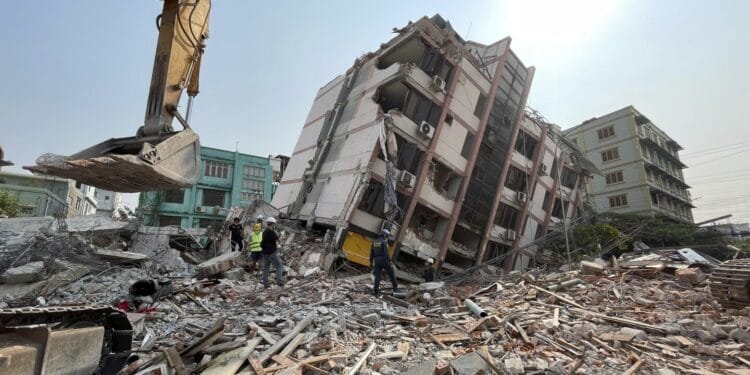 AI and satellites help aid workers respond to Myanmar earthquake damage 1 AI and satellites help aid workers respond to Myanmar earthquake damage