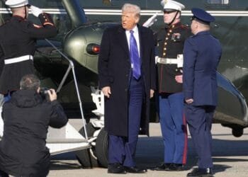 AP reporter and photographer barred from Air Force One over ‘Gulf of Mexico’ terminology dispute