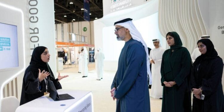 Abu Dhabi CP visits Youth 4 Sustainability Hub at ADSW