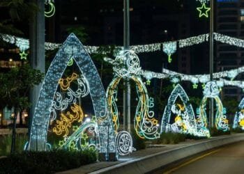 Abu Dhabi lights up streets to celebrate Eid Al Fitr