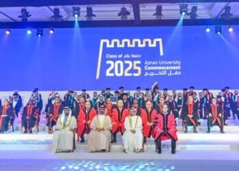 Al Nuaimi attends graduation of Ajman University students