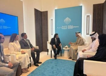 Al Zeyoudi holds high-level meetings at WGS to accelerate trade relations
