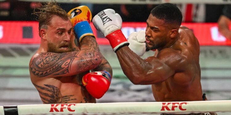 Anthony Joshua knocks out Jake Paul in sixth round of heavyweight bout