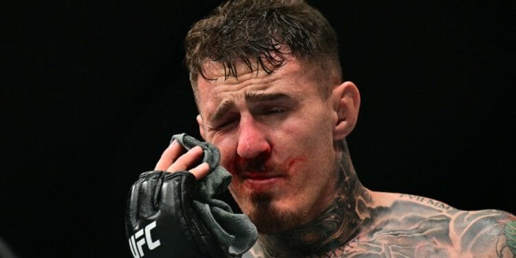 Aspinall-Gane UFC 321 title fight ruled no contest after eye poke 1 Aspinall-Gane UFC 321 title fight ruled no contest after eye poke