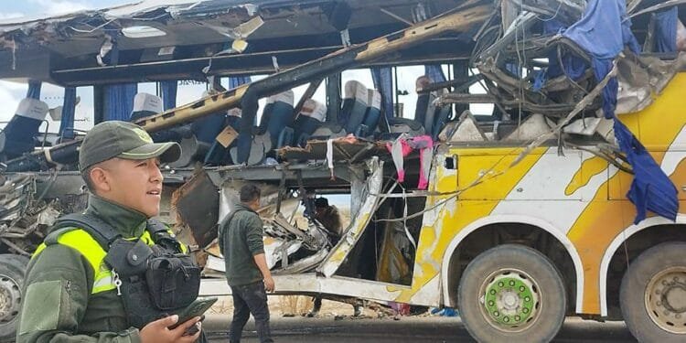 At least 37 people killed and 39 wounded as two buses collide in Bolivia