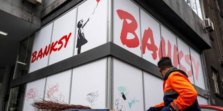 Banksy vs Banksy: Rival exhibits face off in Serbian capital 1 Banksy vs Banksy: Rival exhibits face off in Serbian capital