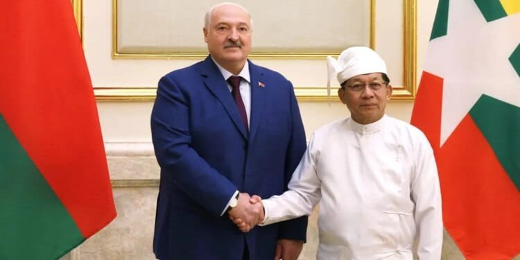 Belarus’s Lukashenko becomes second only leader to visit Myanmar since coup