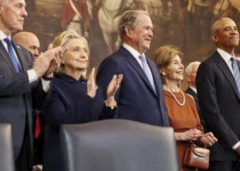 Beneath a veneer of calm, Trump’s inauguration holds warning signs for US democracy