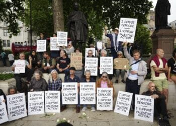 British police arrest over 20 for backing Palestine Action