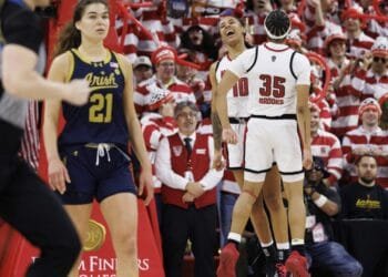 Brooks and James help No. 13 NC State beat No. 1 Notre Dame 104-95 in double OT