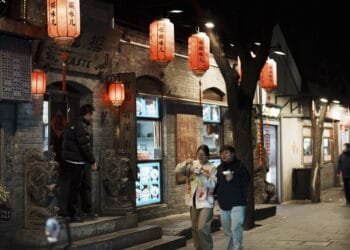 Consumer prices fell in China in February and remain flat in a sluggish economy