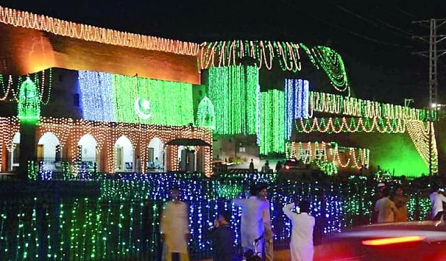 Country lights up for Jashn-e-Azadi 1 cities across the country are adorned in festive and colourful lights as independence day approaches photo express