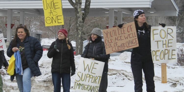 Crowds protest near Vermont ski resort where JD Vance planned vacation with family