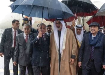 Crown Prince Sheikh Khaled arrives in Pakistan on official visit