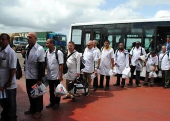 Cuba sent doctors. Washington sent a destroyer. 2 Cuba sent doctors. Washington sent a destroyer.