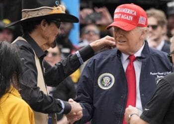 Daytona 500 stopped by rain after 11 laps with Trump on hand for NASCAR’s biggest race