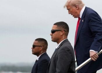 Donald Trump set for trade talks with Europe as he arrives in Scotland