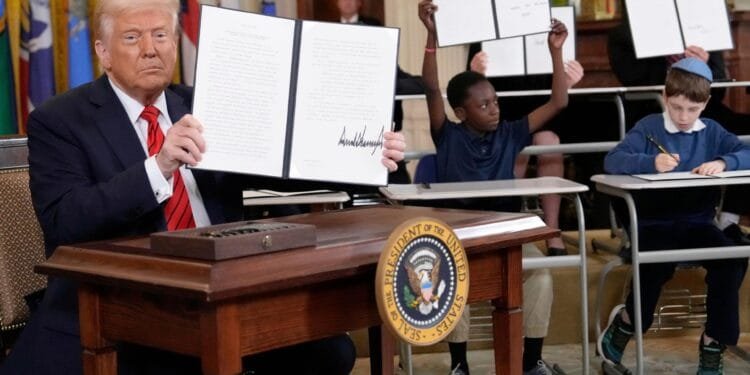 Donald Trump signs executive order to ‘eliminate’ Department of Education