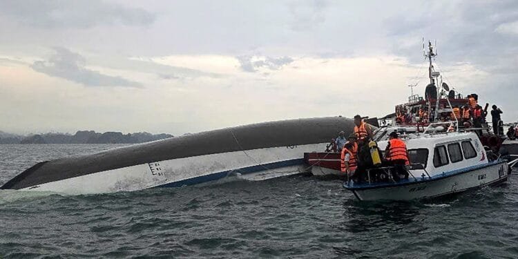Dozens dead after tourist boat capsizes in Vietnam’s Halong Bay
